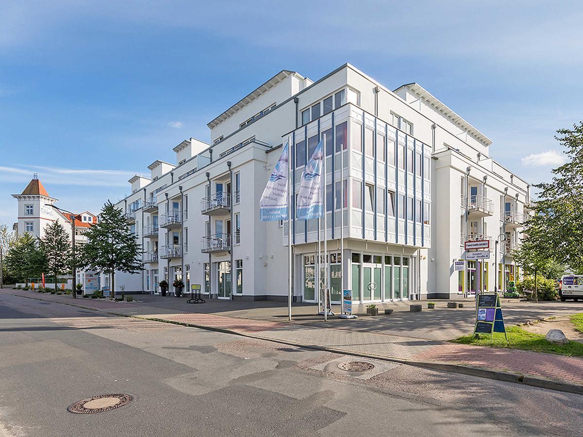 Ferienwohnung Residenz bel-vital F407 WG 21 mit Balkon und seitlichem Meerblick Ostseebad Ostseebad Binz Exterior foto